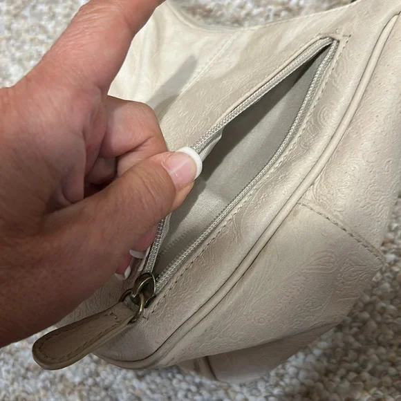 Great American Leatherworks leather mini shoulder bag NWT Paisley leather design - Picture 4 of 13